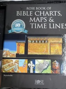 Rose Book of Bible Charts, Maps, and Time Lines, a bestselling Bible study reference guide packed with biblical charts, maps, timelines, and visual tools for understanding God's Word and Bible history.