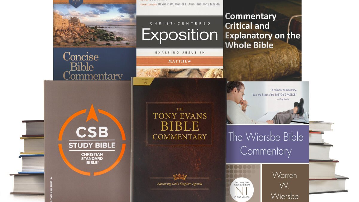 Get Bible commentary books for your studies