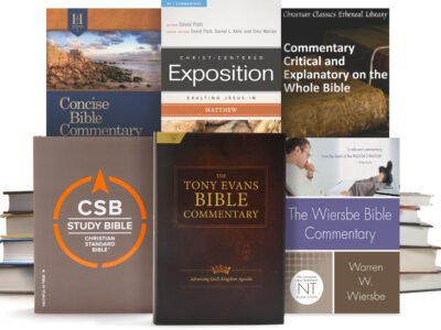 Get Bible commentary books for your studies