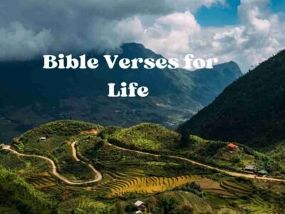 Bible verse for life to guide you and help you walk with God