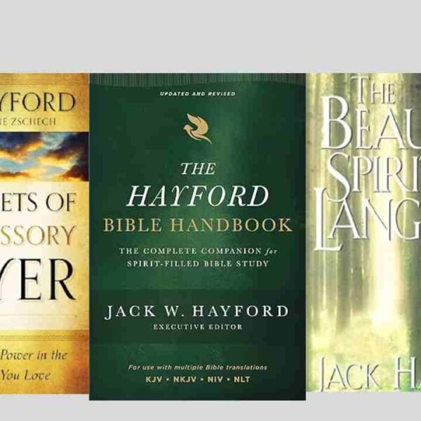 image showing some of the books by Jack Hayford