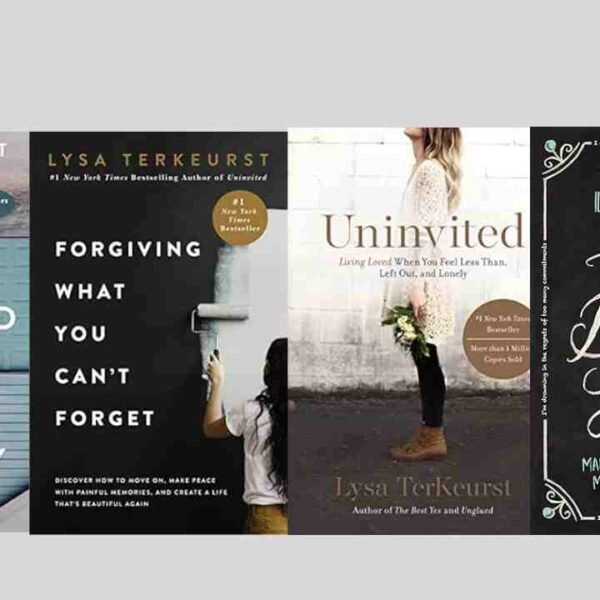 Image of must-read books by Lysa TerKeurst for personal growth