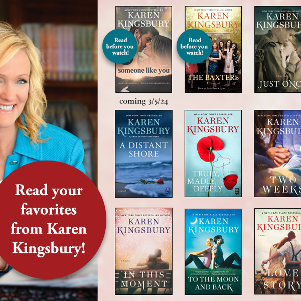 Images of some of the best Karen Kingsbury Books