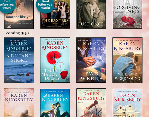 Images of some of the best Karen Kingsbury Books