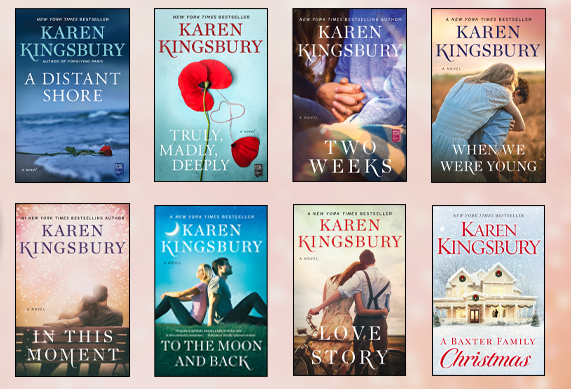 Images of some of the best Karen Kingsbury Books