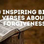 An open Bible resting on a wooden table under soft morning light, symbolizing peace, forgiveness, and new beginnings in Christ. Bible verses about forgiveness