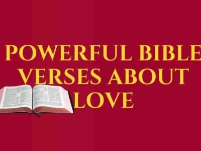 Open Bible with Close-up of a Bible page showing bible verses — a reminder of God’s endless love. Bible verses about love.