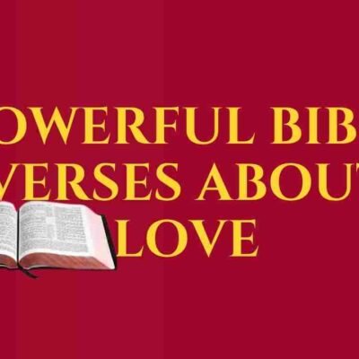 Open Bible with Close-up of a Bible page showing bible verses — a reminder of God’s endless love. Bible verses about love.