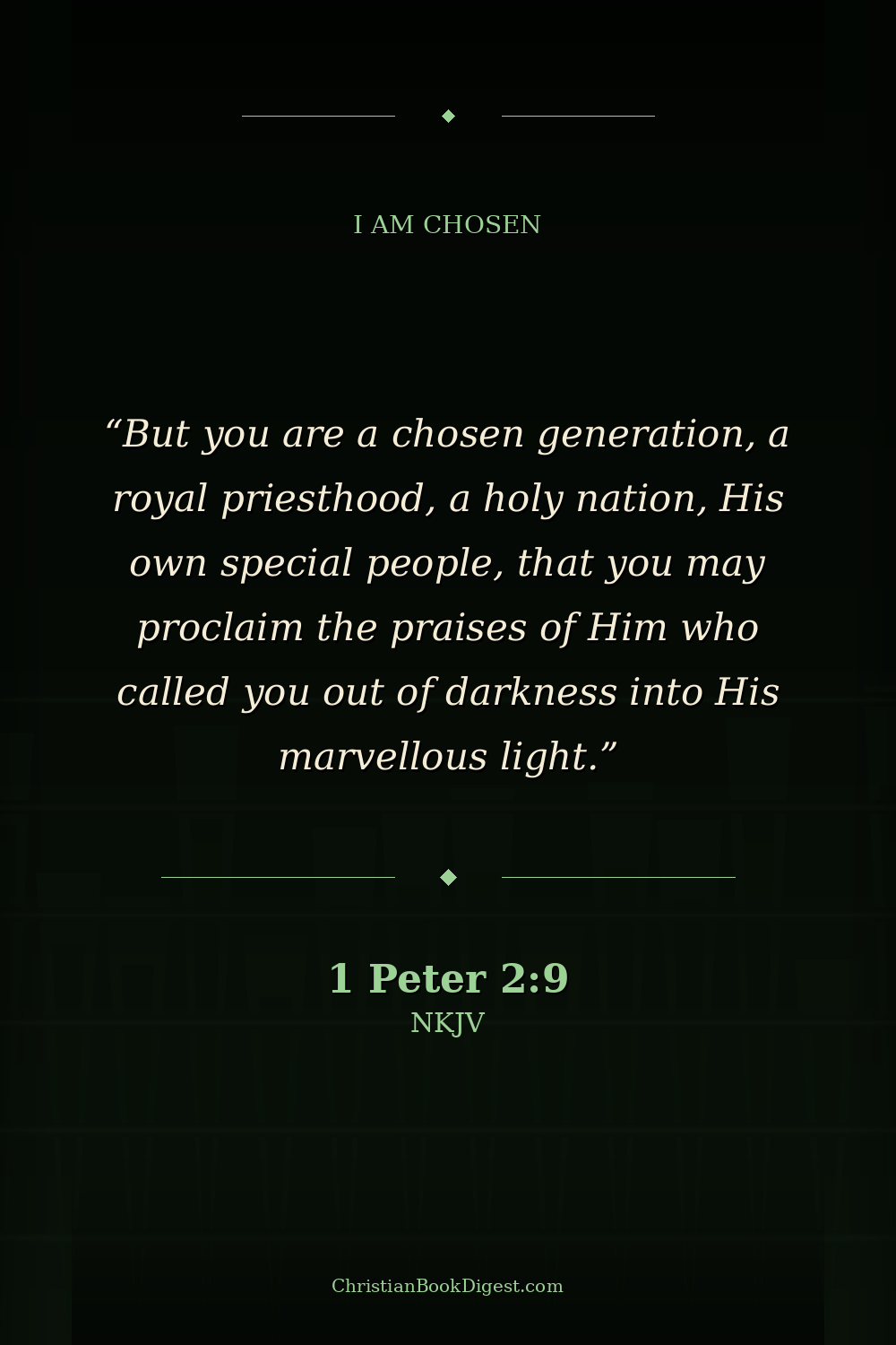 1 Peter 2:9 — Bible Verse Image