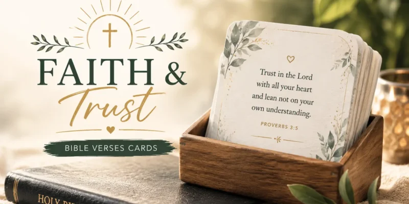 Bible verses about faith and trust Cards